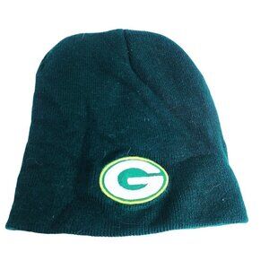 NFL Team Apparel Greenbay Packers Logo Green Beanie OS